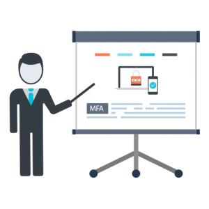 Person conducting security training