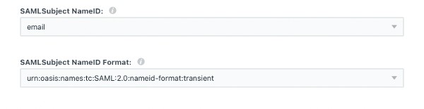 SAML subject name ID