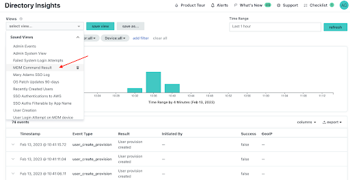 screenshot of Directory Insights