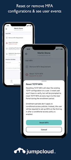 JumpCloud mobile app