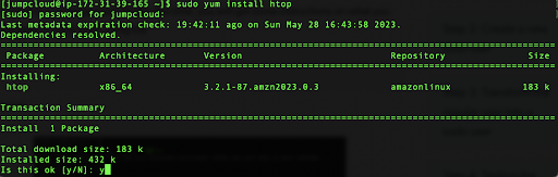 screenshot of code