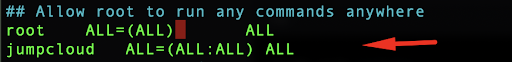 screenshot of code