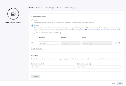New Device Groups Membership Controls in JumpCloud