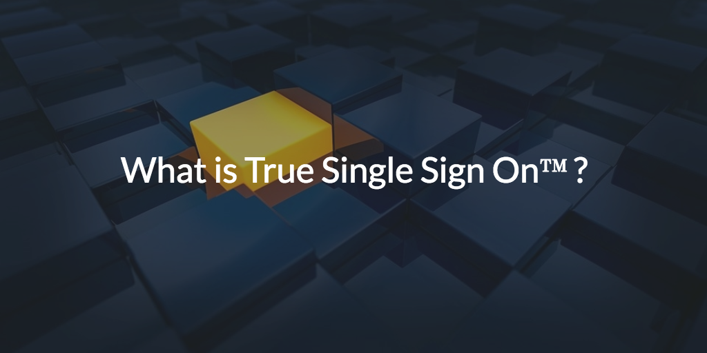What is True Single Sign-On (SSO)?