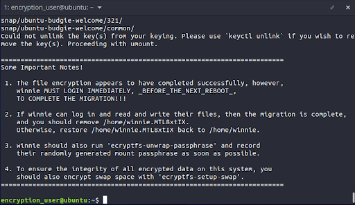 How to Encrypt Ubuntu 20.04 Desktop Post Installation
