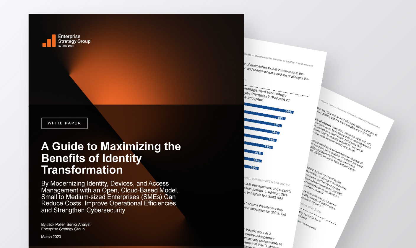 Identity Transformation for SMEs
