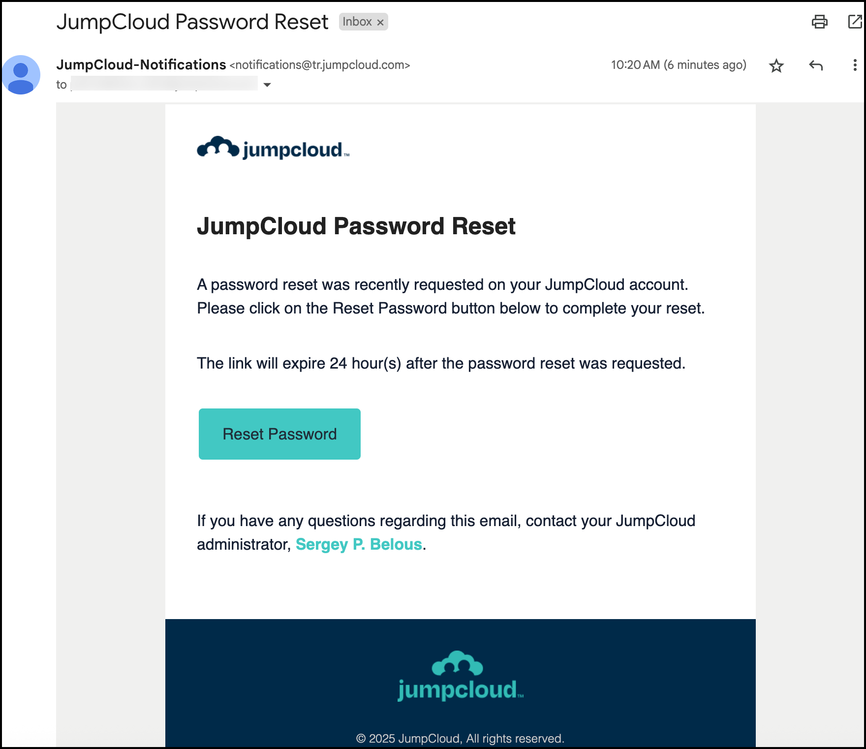 Force Password Reset Email with Reset Password Option.