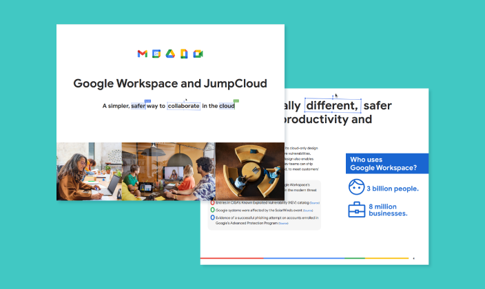 Google Workspace and JumpCloud: A Simpler, Safer Way to Collaborate in the Cloud