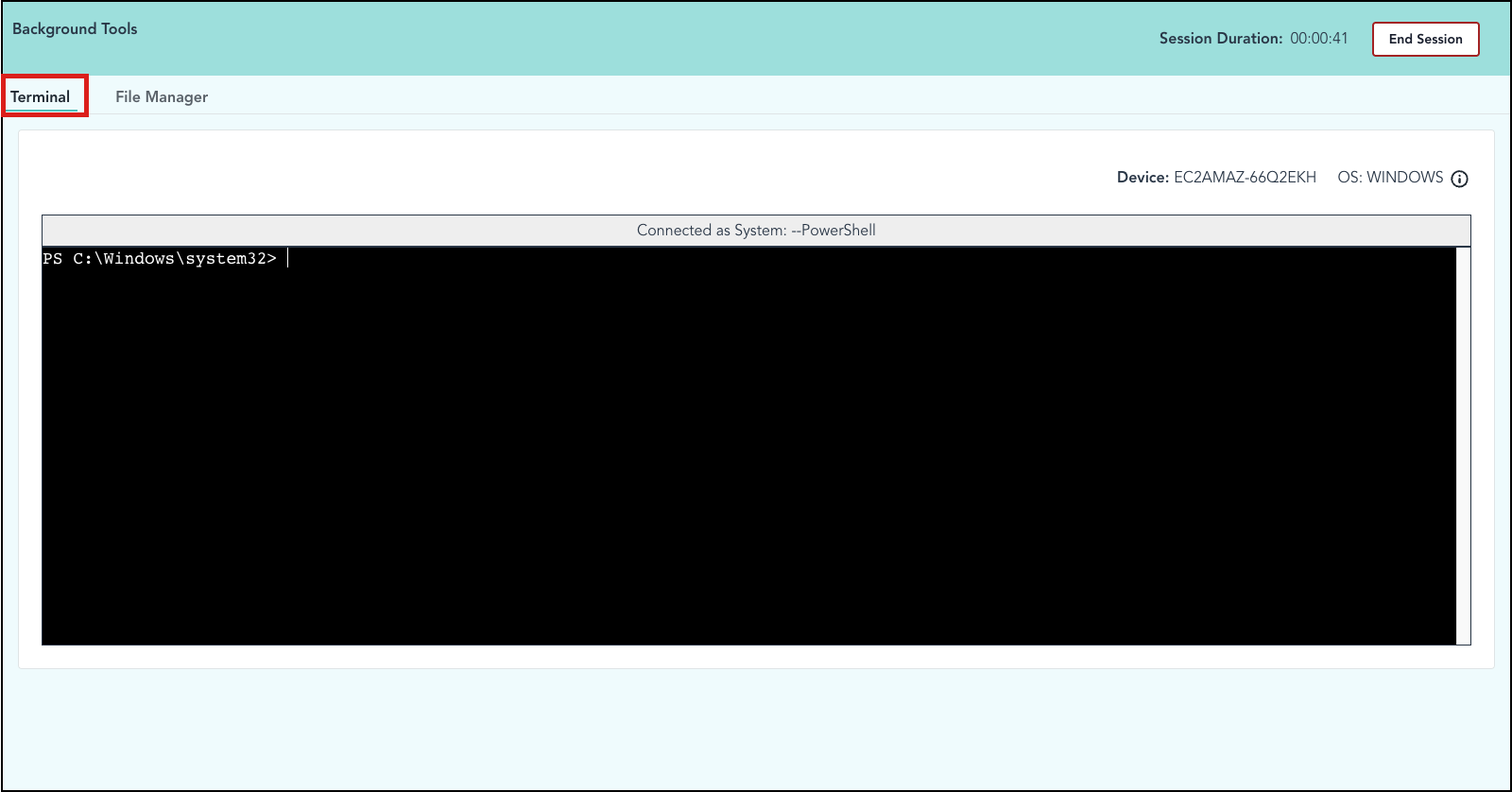 This image shows the connection terminal.