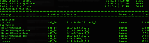 screenshot of code