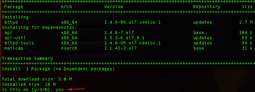 screenshot of code
