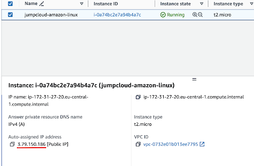 check aws instances page