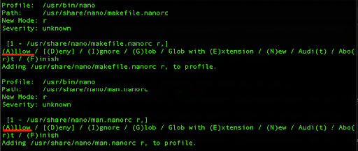 screenshot of tutorial code