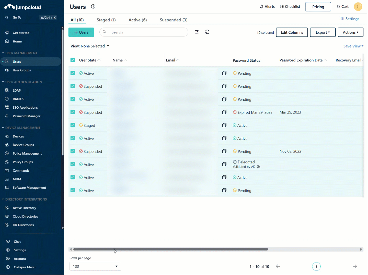 For Every Admin: JumpCloud’s New Users List