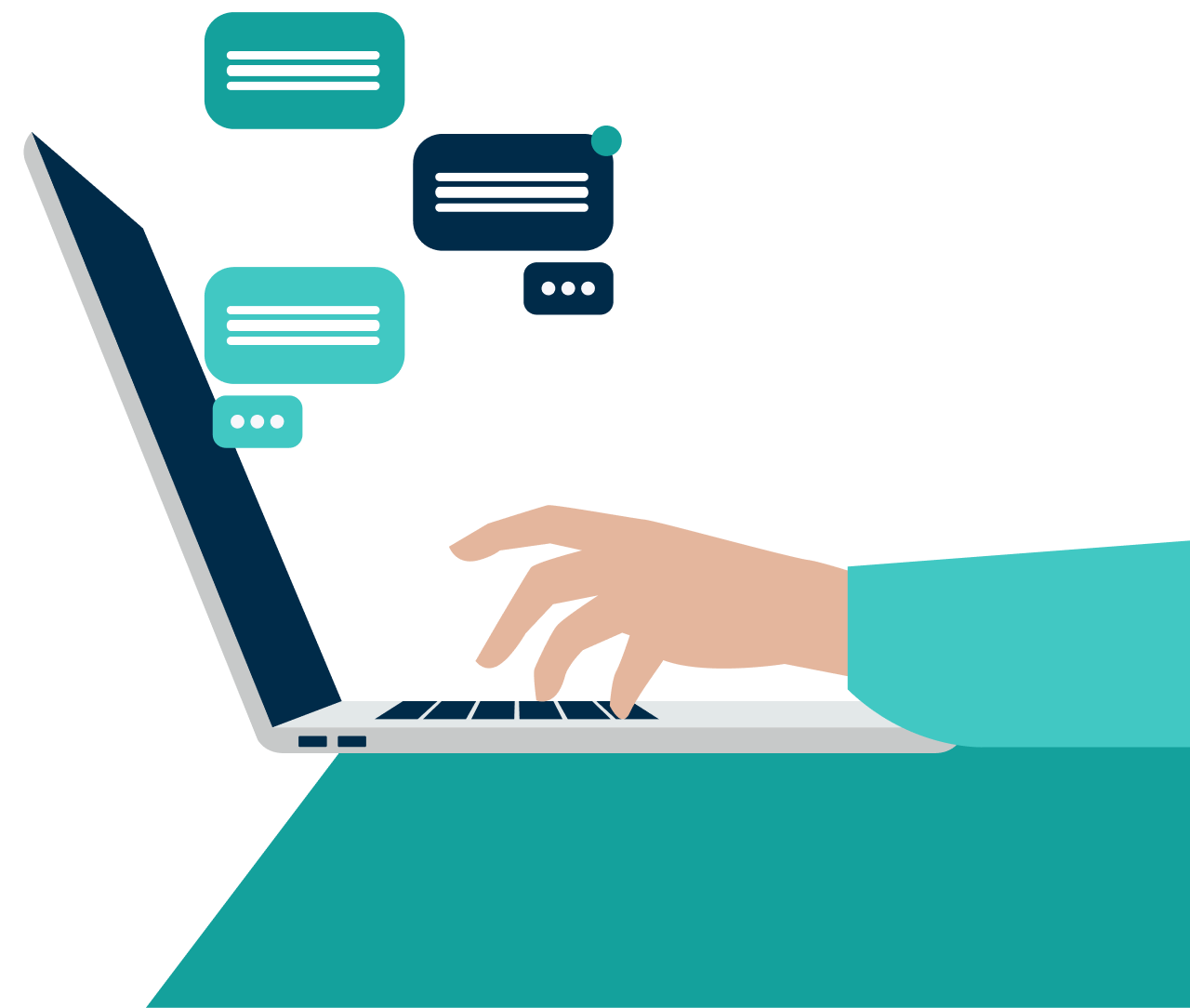 deep dive laptop graphic