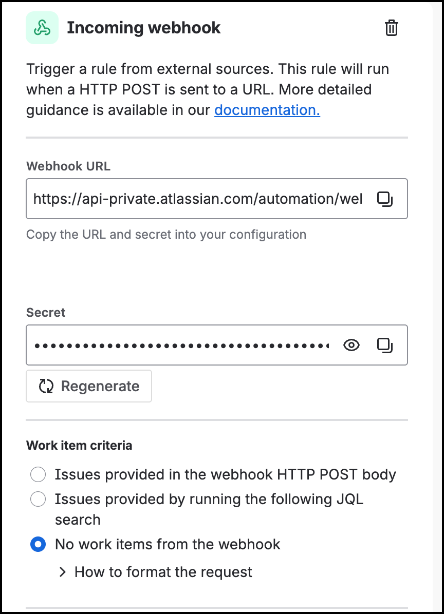The image displays the JIRA integration setup.