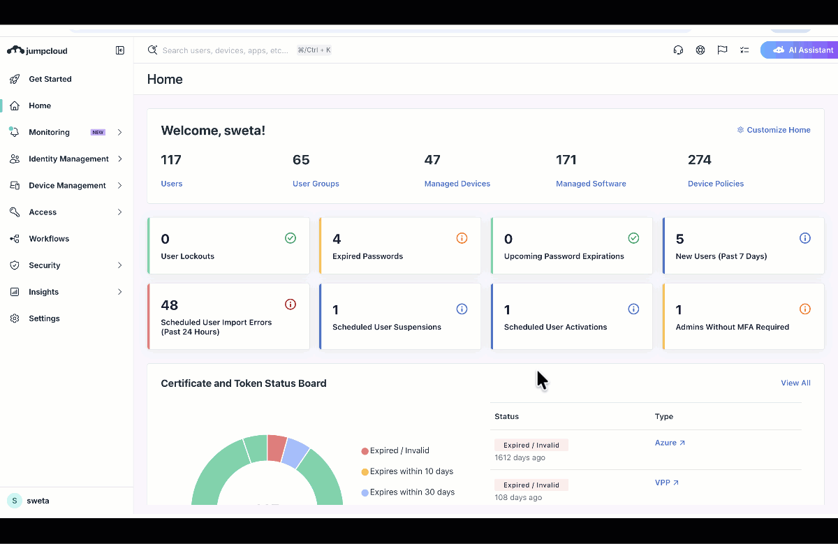 A series of images displaying the Workflows UI and how templates work.
